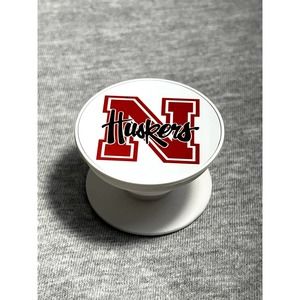 Nebraska Cornhuskers Football Phone Accessory With Sticky Glue